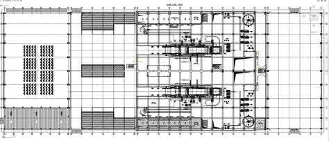 Detailed Cad Drawing Of Industrial Plant Floor Plan In Autocad Dwg File