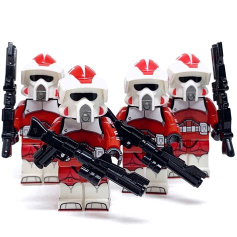 Kamino ARF Trooper Custom Minifigure Star Wars Clone Wars Elite White