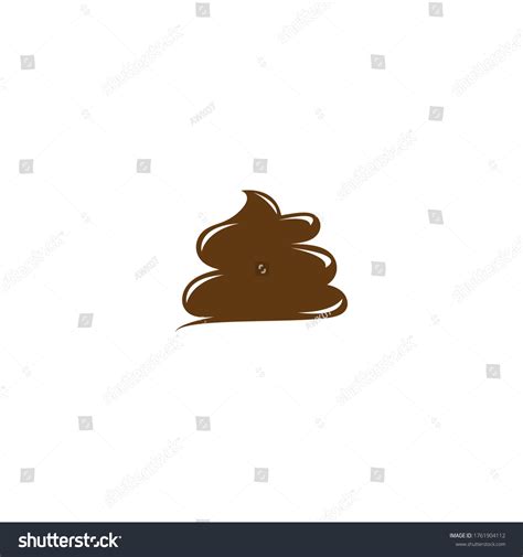 Feces Icon Illustration Vector Design Stock Vector Royalty Free