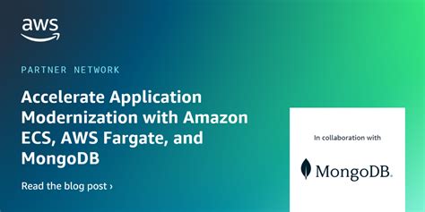 Accelerate Application Modernization With Amazon Ecs Aws Fargate And Mongodb Atlas Aws