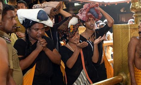 Sabarimala row: Women activists make failed bid to enter shrine; Kerala ...