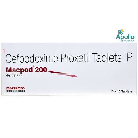 Macpod 200 Tablet 10 S Price Uses Side Effects Composition Apollo