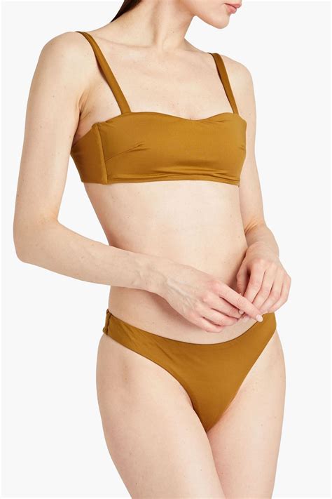 Asceno Portofino Bandeau Bikini Top The Outnet