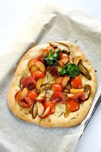 Italienisches Rezept Lauwarme Steinpilz Focaccia