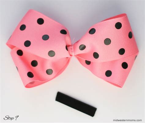 How To Make A Boutique Hair Bow Out Of Ribbon