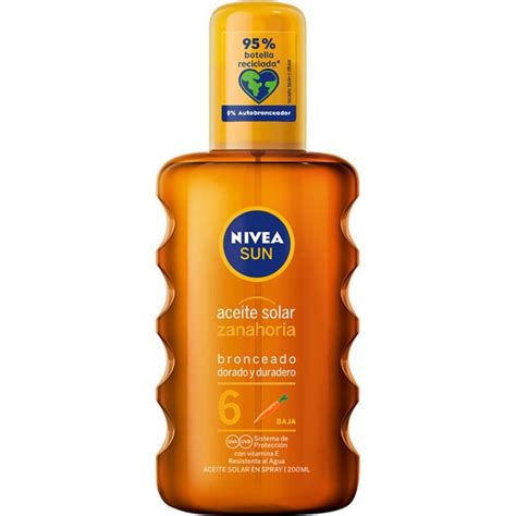 Comprar Aceite Solar Zanahoria Bronceado Dorado Y Duradero Spf