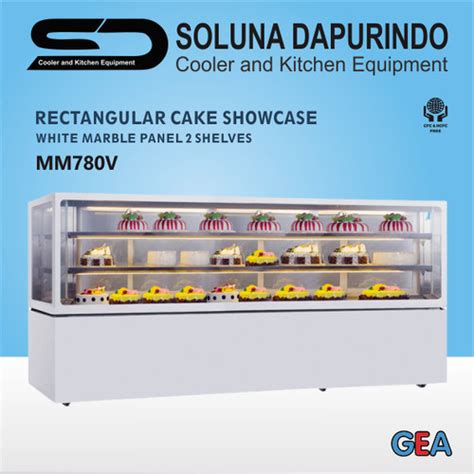 Jual Gea Rectangular Cake Showcase Mm V Pendingin Kue Kota