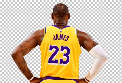 LeBron James back view PNG Image in 2024 | Lebron james png, Lebron ...