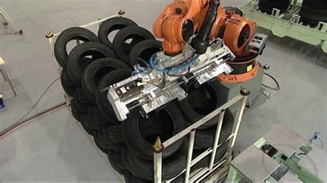 Fully Automated Handling For Tire Manufacture Youtube