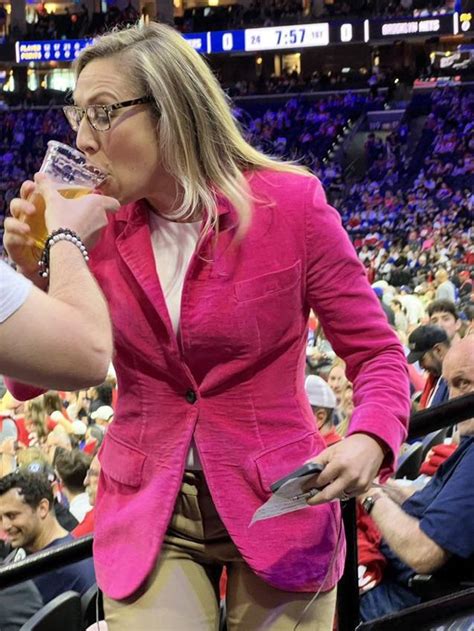 Kate Scott drinking at the game : r/sixers