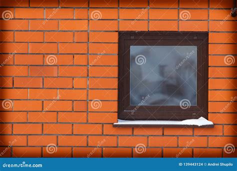 Window on a Brick Wall in the House Stock Photo - Image of wall ...