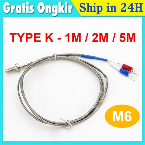 Jual Thermocouple Termokopel Type K Shopee Indonesia