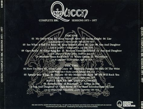 T.U.B.E.: Queen - 1973-1977 - Complete BBC Sessions (FM/FLAC)