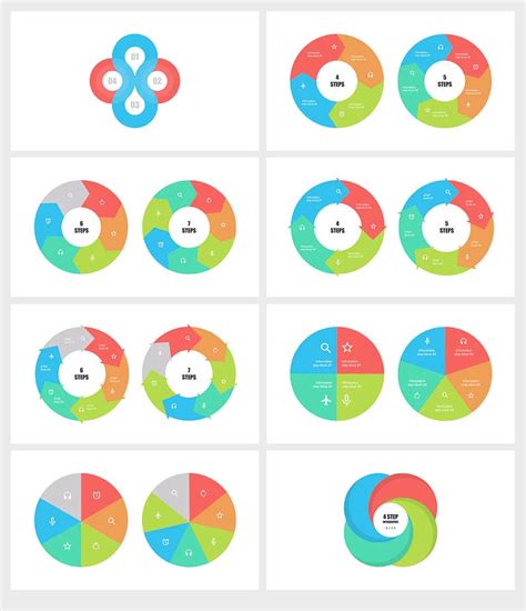 Circular Process Powerpoint Templates - Etsy