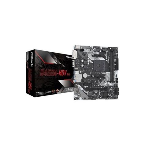 Placa Mãe Am4 Asrock B450M Hdv R4 0 Dvi D Hdmi Vga Placa Mãe