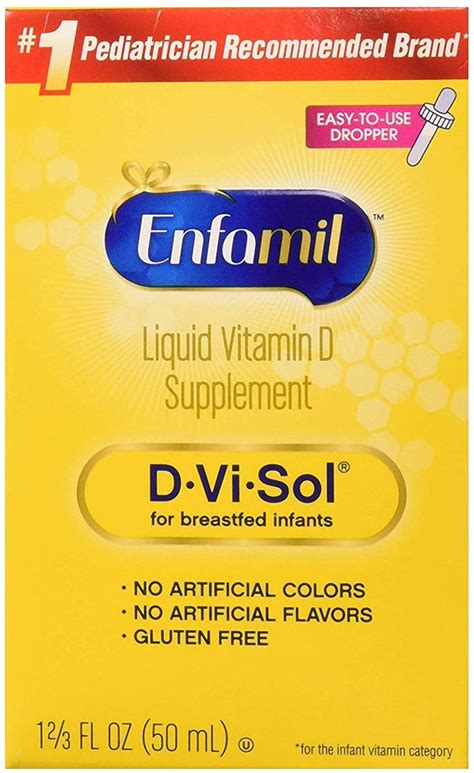 Enfamil D Vi Sol Vitamin D Supplement Drops 50 Ml