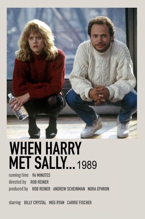 When Harry Met Sally Poster When Harry Met Sally Romance Movie