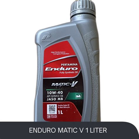 Jual OLI ENDURO MATIC V 1L ORIGINAL PERTAMINA Shopee Indonesia