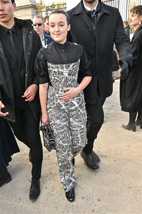 The Last Of Us Star Bella Ramsey At The Dior Fashion Show In Paris