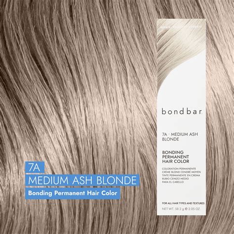 bondbar 7A Medium Ash Blonde Bonding Permanent Crème Hair Color | Sally