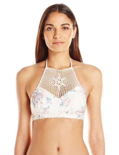 Minkpink Womens Secret Garden Crochet Apron Bikini Top M Ebay