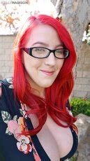 Redhead Bimbo Kamille Amora Exposes Her Huge Tits 15 Photos