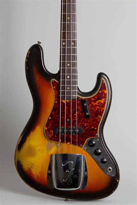 Fender Jazz Bass Solid Body Electric Bass Guitar 1965 RetroFret