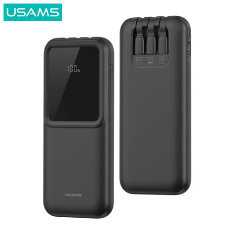 Jual Usams X Chel Powerbank With Cables Mah Dual Port Digital