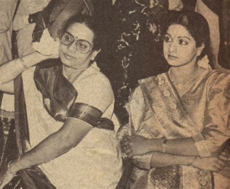 Sridevi Sridevi Sreelatha Rajeshwari Superstars Sister Mother