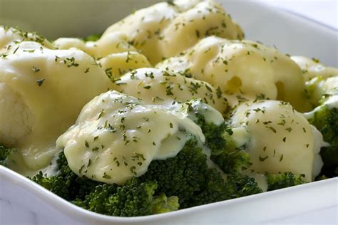 Roasted Cauliflower And Broccoli With Cheese Sauce The Cooking Mom