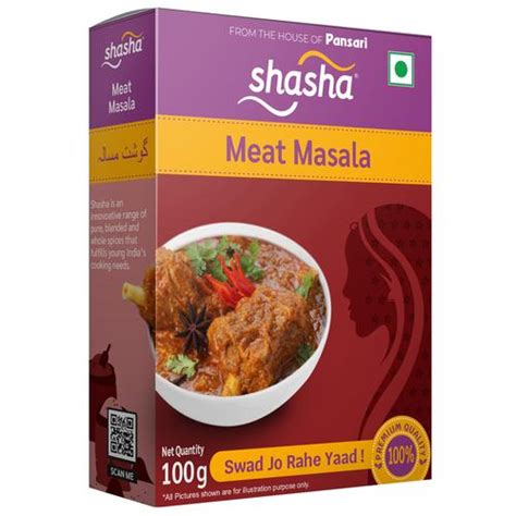 Buy Shasha Meat Masala Premium Quality Aromatic Spice Blend For