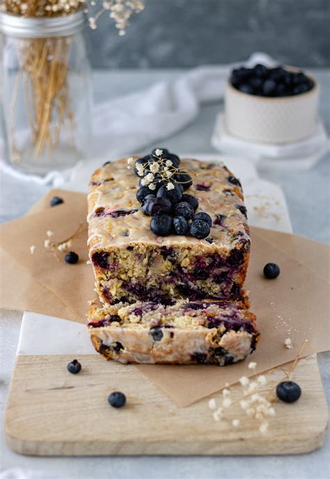 Lemon Blueberry Zucchini Bread With Lemon Glaze A Life Delicious