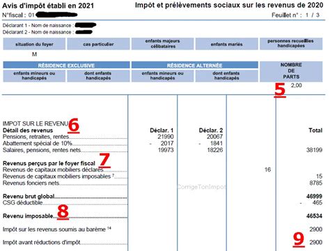 Comprendre et vérifier votre avis d imposition ligne par ligne