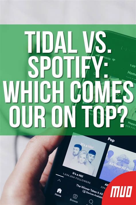 Tidal Vs Spotify Which Is The Best Streaming Music Service Music Streaming Spotify