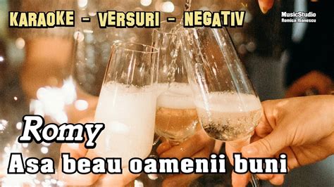 Asa Beau Oamenii Buni Karaoke Negativ Versuri CEA MAI BUNA