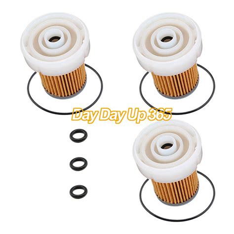 3pcs Fuel Filter With O Rings For Kubota L2800 L3200 L3700 L3800 Rep