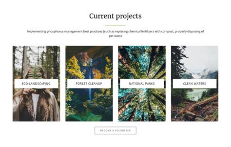 Current Projects Website Template