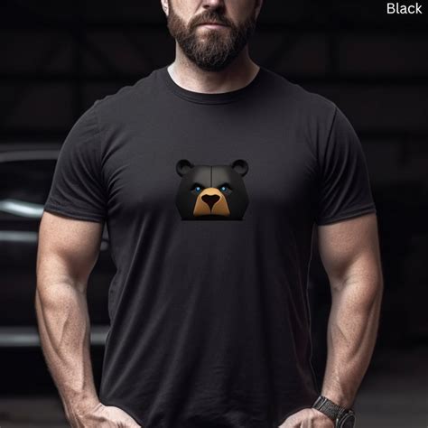 Black Bear Pride Shirt For Gay Bear Lover Tshirt For Daddy Bear Lgbtq Subtle Bear Pride Outfit