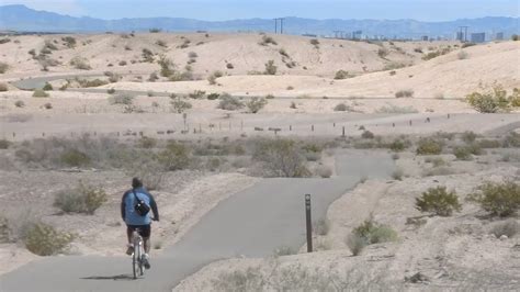 Las Vegas Bicycle Ride Through Clark County Wetlands Park Youtube