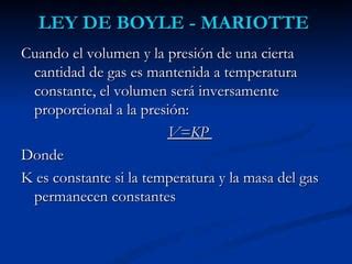 Leyes De Los Gases Ppt