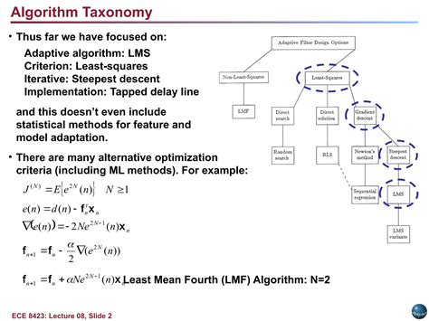 Lecture The Lms Algorithm Signal Processing Pptx