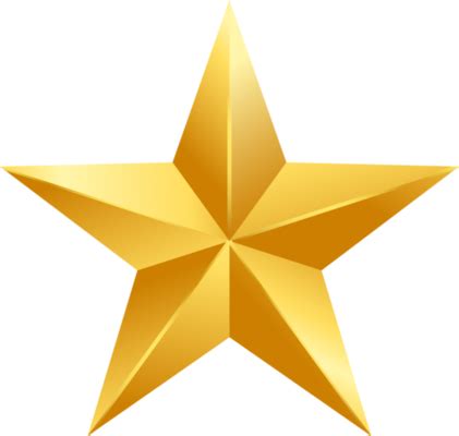 Gold Star PNGs for Free Download