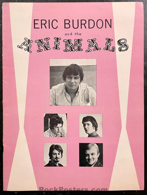 AUCTION - Eric Burdon and the Animals - 1967 Handbill and Program - Ex – SF Rock Posters ...