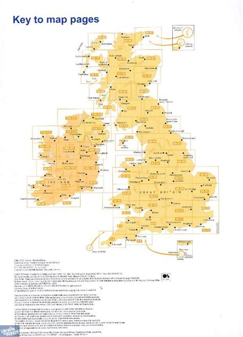 Michelin Atlas routier à spirales en anglais Great Britrain