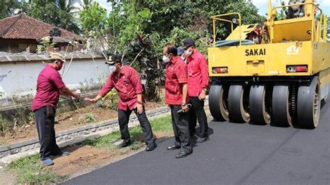 Tahun Ini 5 Ruas Jalan Di Tabanan Dalam Tahap Perbaikan Dan 7 Lainnya