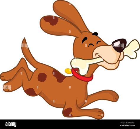 Cartoon dog and bone hi-res stock photography and images - Alamy