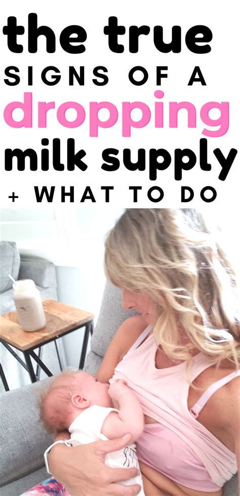 Warning Signs You Have A Low Milk Supply And What To Do Low Milk