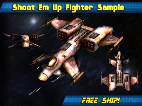 Shoot Em Up Starship Fighter Sample 3d Space Unity Asset Store