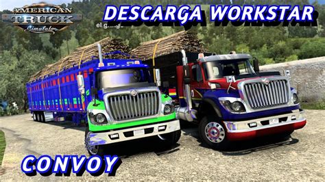 Mod Convoy En El Real Map Con La Workstar American Truck Simulation