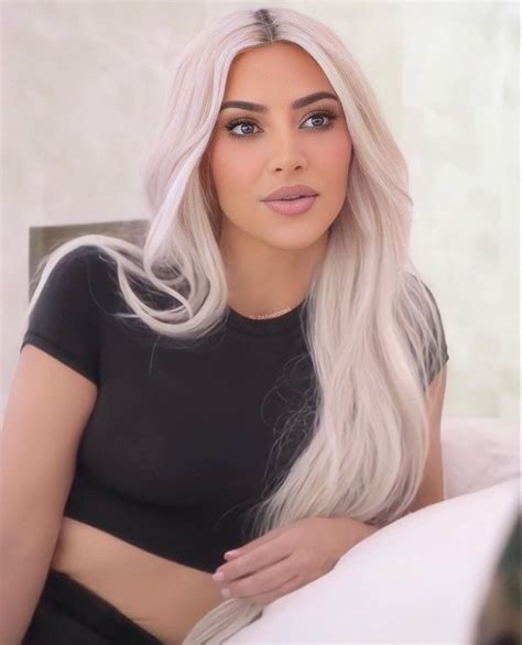 Kim Kardashian In 2023 Tan Skin Blonde Hair Kim Kardashian Hair Kim